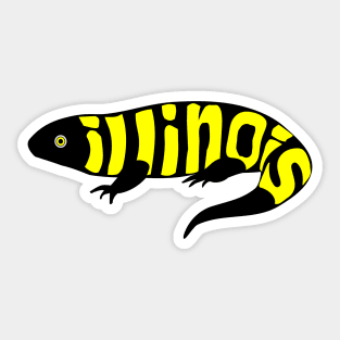 Illionis, Tiger Salamander Sticker